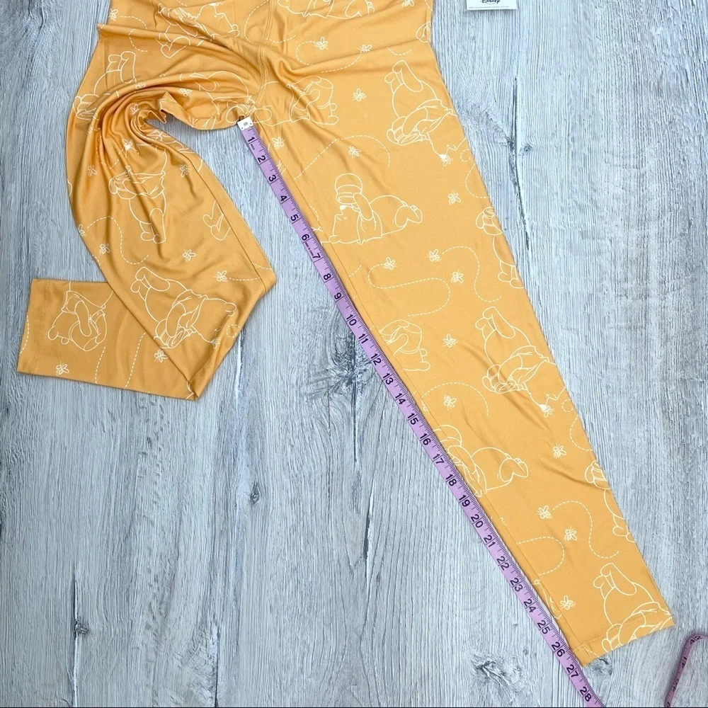 Disney Winnie The Pooh Yellow Leggings